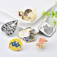 Fabrikant Groothandel Glitter Spinning Badges Kat Metalen Aangepaste Logo Bulk Leuke Revers Anime Zachte Harde Custom Emaille Pins