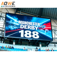 Système complet AOWE 4m x 3m P2 P2.9 P3.91 P4 P8 Écran LED couleur pleine résolution 500*500mm Panneau LED Écran LED extérieur pour événements
