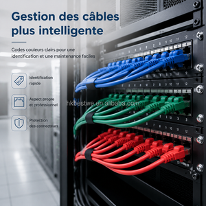ปลอกป้องกันสายเคเบิลเครือข่าย PVC สีสันสดใส RJ45 สำหรับสาย CAT6 CAT6A ปลอกป้องกันหัวต่อ RJ45 สำหรับสายอีเธอร์เน็ต UTP STP - Product Image 2