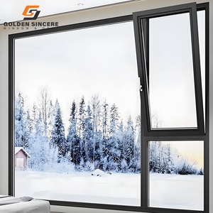 Ventana de inclinación y giro de aluminio vidriado triple GS para áreas de clima frío - Product Image 6
