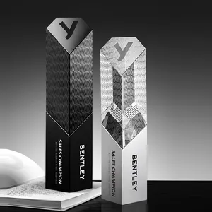 High-End Customizable Large Metal Crystal Award Medal Creative Customization for <strong>Corporate</strong> <strong>Gifts</strong> and Competitions Engraving - Product Image 3