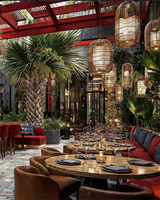 Mobilier de restaurant personnalisé tout-en-un : table et chaise de restaurant modernes, banquette en cuir, canapé, design complet pour projet
