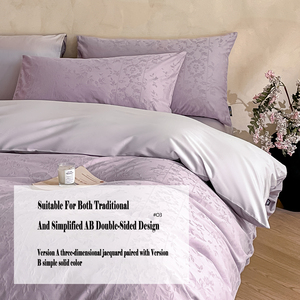 Parure de lit de luxe en coton 100% à fibres longues, jacquard 3D, 300 fils, qualité supérieure, <span class=keywords><strong>pour</strong></span> hôtel et <span class=keywords><strong>maison</strong></span>, personnalisable OEM/ODM - Product Image 5