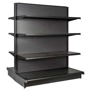 High Quality Price Lozier Supermarket Gondola Metal Rack Metal Hole Shelf Mobile Sshelving <strong>French</strong> <strong>Shelves</strong> - Product Image 5