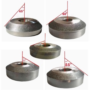 Meule diamantée pour moteur de voiture, tête de <span class=keywords><strong>rodage</strong></span> de <span class=keywords><strong>soupape</strong></span> en alliage, meule spéciale conique portative pour <span class=keywords><strong>perceuse</strong></span> électrique - Product Image 2