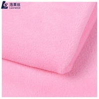 Tela de Felpa Sólida Súper Suave de 180 g/m², 100 % Poliéster, Tejido de Punto Tricot, Tela Minky Sólida para Cojines, Almohadas, Mantas y Alfombras