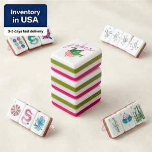 Envío Gratis desde Almacén <span class=keywords><strong>Local</strong></span> en EE. UU., Stock <span class=keywords><strong>Local</strong></span> en EE. UU., Envío Gratis, Mahjong Americano Acrílico Rosa de 4 Capas - Product Image 1