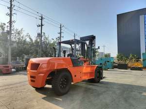 Prijs zware heftruck 12 ton 16 ton met 3M hefhoogte bovenliggende bescherming model CPCD160 dieselheftruck met vorkpositioneerder - Product Image 6