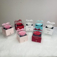 Nouveau Style de rose en boîte, fleurs conservées, boîte à bijoux en acrylique pour cadeau, offre spéciale