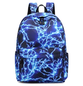 Mochila leve para laptop e laptop, mochila esportiva casual de viagem em mármore para academia e caminhadas, ideal para uso diurno