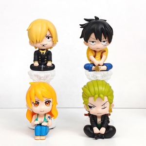 Figuras Miniatura de Anime Kawaii de <span class=keywords><strong>One</strong></span> Piece: Nika Roronoa Zoro, Nami y Sanji, para Decoración de Escritorio, Coche o Regalo - Product Image 6
