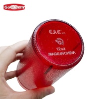 Gobelet isotherme moderne en plastique écologique réutilisable de 20 oz Goodman, avec extérieur texturé, personnalisable par sublimation, vente en gros