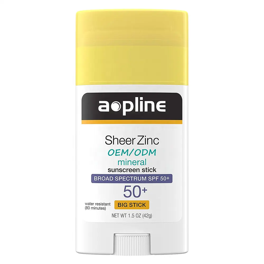 Wholesale spf 50 30 sunblock mineral zinc stick sunscreen stick private label