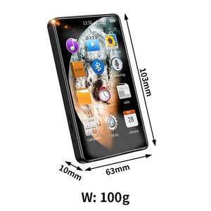 Reproductor MP3 MP4 con pantalla táctil IPS de 4 pulgadas, sonido sin pérdidas, altavoz integrado, expansión de tarjeta TF y función de libro electrónico. - Product Image 2