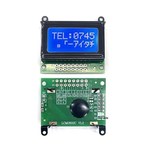 หน้าจอ LCD ขนาดเล็ก LCM 0802A โมดูลจอ LCD แบบตัวอักษร โมดูลหน้าจอ LCD แบบดอทเมทริกซ์ 8*<span class=keywords><strong>2</strong></span> โมดูลจอแสดงผล LCD สำหรับนาฬิกาอัจฉริยะ - Product Image 2