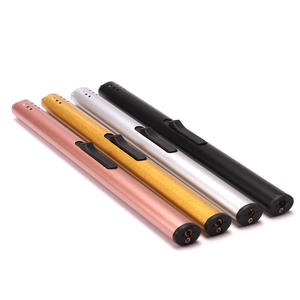 Briquet à bougie en or rose Briquet personnalisé pour bougie Vente en gros Briquet à gaz multifonctionnel gonflable à pile sèche - Product Image 1