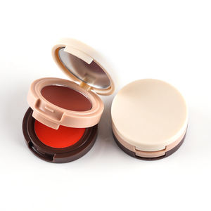 Palette Nouvel Arrivage Marque Privée Logo Personnalisé Blendable Cheek 2 Tons <span class=keywords><strong>Kaja</strong></span> Crème Poudre Double Couche Fournisseur de Blush - Product Image 1