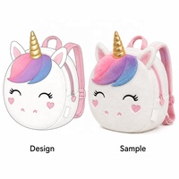 Tas Anak Unicorn Putih Lucu Warna Kustom Terbaru, Teknik Bordir untuk Skuter Anak, Acara Ulang Tahun