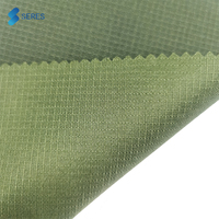 Tissu Oxford imperméable 100% polyester 250D Ripstop enduit de PU pour doublure de veste de pluie, sac, tente, sac de plongée en plein air