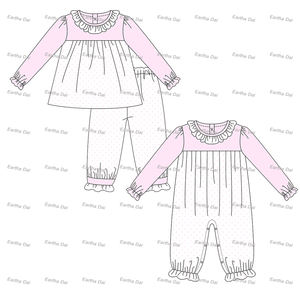 Enfant en bas âge fille vêtements coton pater col pan bébé filles robes 2-12 enfants vêtements enfants filles robes Saint Valentin - Product Image 3
