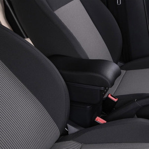 Vtear ABS สำหรับ VW <span class=keywords><strong>Xpander</strong></span> 2015-2019ที่วางแก้ว USB กล่องเก็บของที่เท้าแขนด้านหน้าของแต่งรถพร้อมอุปกรณ์ตกแต่งภายใน - Product Image 6