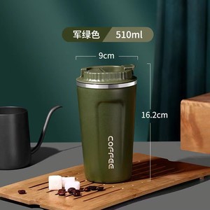 Gobelet à café en acier inoxydable 304, isotherme, portable, avec option de gravure de logo - Product Image 5