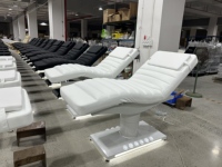 Table de massage électrique esthétique noire de luxe pour spa, salon, soins médicaux, esthéticienne, soins du visage, lit de beauté pour extensions de cils
