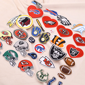 Custom Sf Eagle Kc Ropa Astro Cap Hat Patch NFL Fútbol Bordado Hierro en/Coser Parches <span class=keywords><strong>de</strong></span> equipo deportivo para ropa - Product Image 4