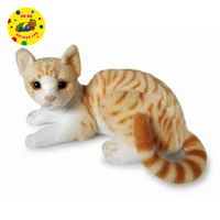 Peluche de gato realista de fábrica, simulación de gatos, animales de peluche