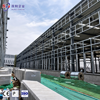Almacén de Acero Prefabricado Práctico, Estructura de Acero con Conexión Atornillada, Estable