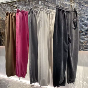 Pantalon de survêtement lavable 100% coton Logo personnalisable Pantalon long lourd de haute qualité pour hommes - Product Image 2