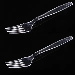 Món Tráng Miệng Trong Suốt Rõ Ràng Giá Rẻ Lớn Sinh Nhật Lớn Màu Nhựa Dùng Một Lần Ngã Ba - Product Image 2