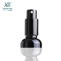 Flacon en verre cosmétique 5ML 10ml 20ml 30ml 50ml Flacon vaporisateur de parfum noir pour nettoyant pour le visage Crème pour le visage Mascara Goutte pour les yeux Perruques