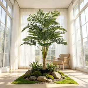 Palmera Artificial Decorativa Realista al por Mayor con Hojas con Protección UV para Decoración Interior y Exterior - Product Image 1