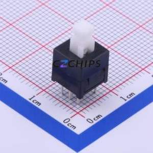XKB8585-Z-150 <b>Push</b> <b>Button</b> <b>Switch</b> Through hole Component (THT) <b>Switch</b> Self-Locking Square <b>Button</b> Through Hole 100mA - Product Image 1