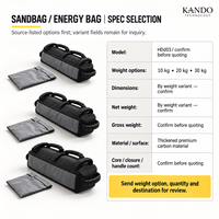 Sac de sable de fitness commercial 10-30 kg en cuir lesté pour entraînement fonctionnel, HIIT, musculation et conditionnement physique en salle de sport