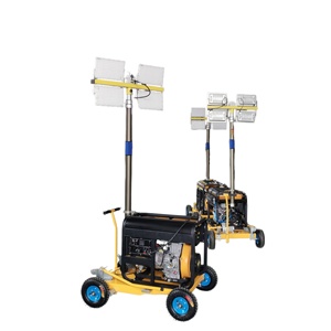 Tour d'éclairage mobile Himoinsa, tour d'éclairage <span class=keywords><strong>Airstar</strong></span>, tour d'éclairage à LED, moteur diesel - Product Image 3