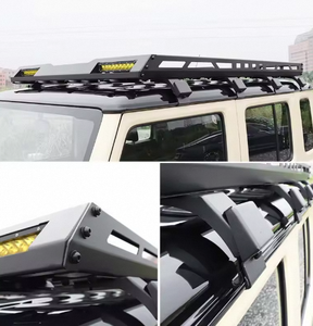 Accessoires de modification tout-terrain pour Jimny cinq portes 2023-2025, <span class=keywords><strong>porte</strong></span>-bagages de toit extensible en alliage d'aluminium durable - Product Image 3