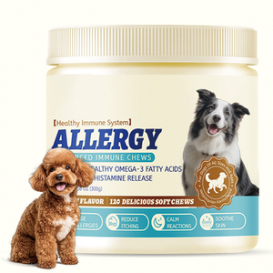 Suplemento Masticable Probiótico y Prebiótico para Mascotas <span class=keywords><strong>de</strong></span> Marca Privada OEM, para la Salud Intestinal, la Piel y el Pelaje, Alergias e Inmunidad en Perros - Product Image 5