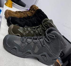 Bottes de randonnée TSB07 gris anthracite, bottes tactiques Rangers, personnalisation possible - Product Image 4