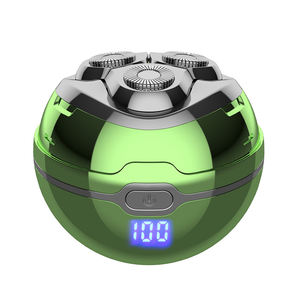 Afeitadora Eléctrica Esférica Mini Portátil <span class=keywords><strong>para</strong></span> Hombre, Carga Rápida Tipo-C, Pantalla Digital, Recortadora Rotativa USB, Afeitadora <span class=keywords><strong>para</strong></span> <span class=keywords><strong>Cabeza</strong></span> Calva - Product Image 1