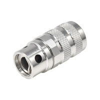 Vente en gros M16 connecteur de capteur circulaire étanche industriel M16 3 broches BNC prise femelle moulée en métal contrats d'alimentation en cuivre