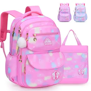 Nouveau sac à dos scolaire de grande capacité pour enfants Sacs élèves sacs d'école étanches pour fille impression logo