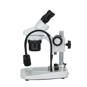 360 xoay đầu ống nhòm kính hiển vi Stereo Halogen chiếu sáng 2 năm bảo hành nhôm xây dựng cho ngành công nghiệp điện tử - Product Image 3