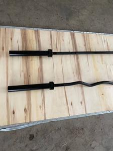 Uniseks Universal baja angkat berat kebugaran Curl Barbell Super melengkung Ez <span class=keywords><strong>Bar</strong></span> melengkung Pull-up powerlift peralatan Gym melengkung - Product Image 6