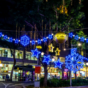Ip65 Cross Street Easter Festival Lights For Community Parks And Public Squares - Product Image 1