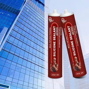 HR3800 Structural Sealant Neutral Weatherproof Silicona Outdoors Glass House Roof Windows And Doors Clear Silicon Sealant
