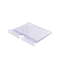 Huasso GQ-03 supermarché présentoirs 1000mm en plastique Transparent étiquettes d'étagère suspendue bandes de prix Double crochets facile