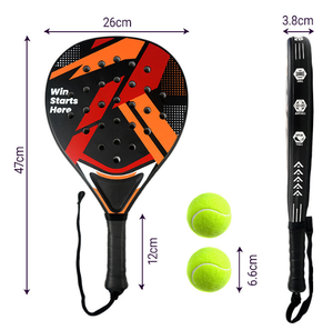 Racchetta da Padel Portatile Leggera con Telaio in Carbonio per Divertimento in Famiglia e con Colleghi - Product Image 2