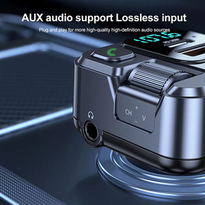 Xe <span class=keywords><strong>FM</strong></span> <span class=keywords><strong>Transmitter</strong></span> xe <span class=keywords><strong>Bluetooth</strong></span> MP3 Máy nghe nhạc pd30w điện thoại di động sạc nhanh QC3.0 hiển thị kỹ thuật số xe sạc điện thoại - Product Image 6